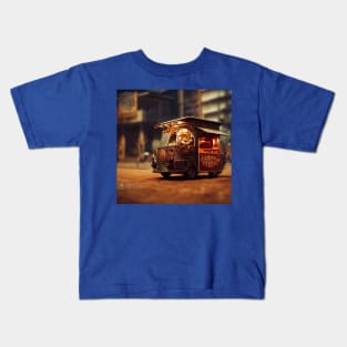 Steampunk Tokyo Ramen Food Truck Kids T-Shirt